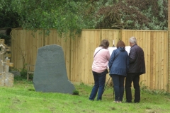 Visitors at Barnes Wallis' Grave