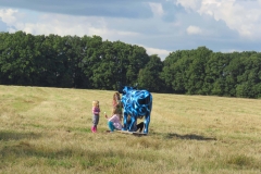 Children with Imoovate, the GBC Cow