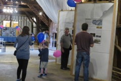 Little Bookham Tithe Barn - BalloonsViewing the History Panels