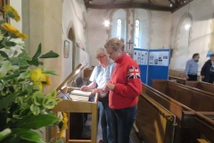 St Lawrence Church - Viewing the John Miller Bible