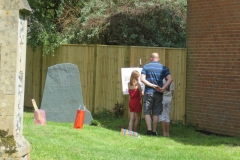 Studying Barnes Wallis' life at his Grave