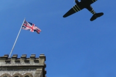 The Dakota Flyover and St Lawrence Church Tower